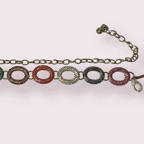 New Chico\'s belt chain multi color stones s-l400.jpg main image 2